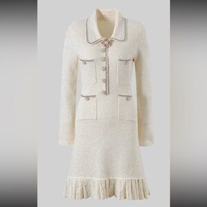 Elegant Cream Mini Dress